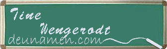 Tine Wengerodt Visitenkarte